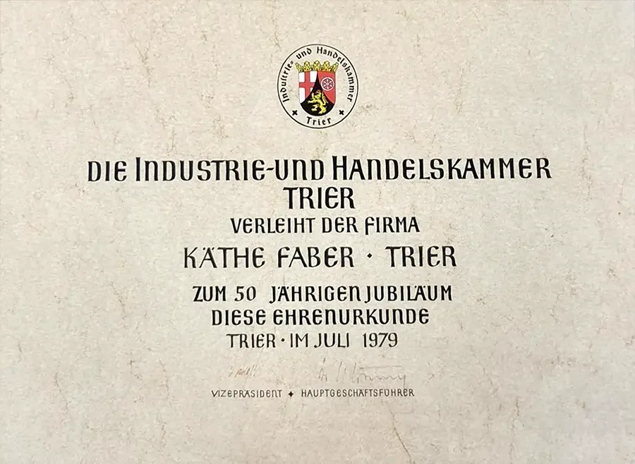 50-jähriges Firmenjubiläum